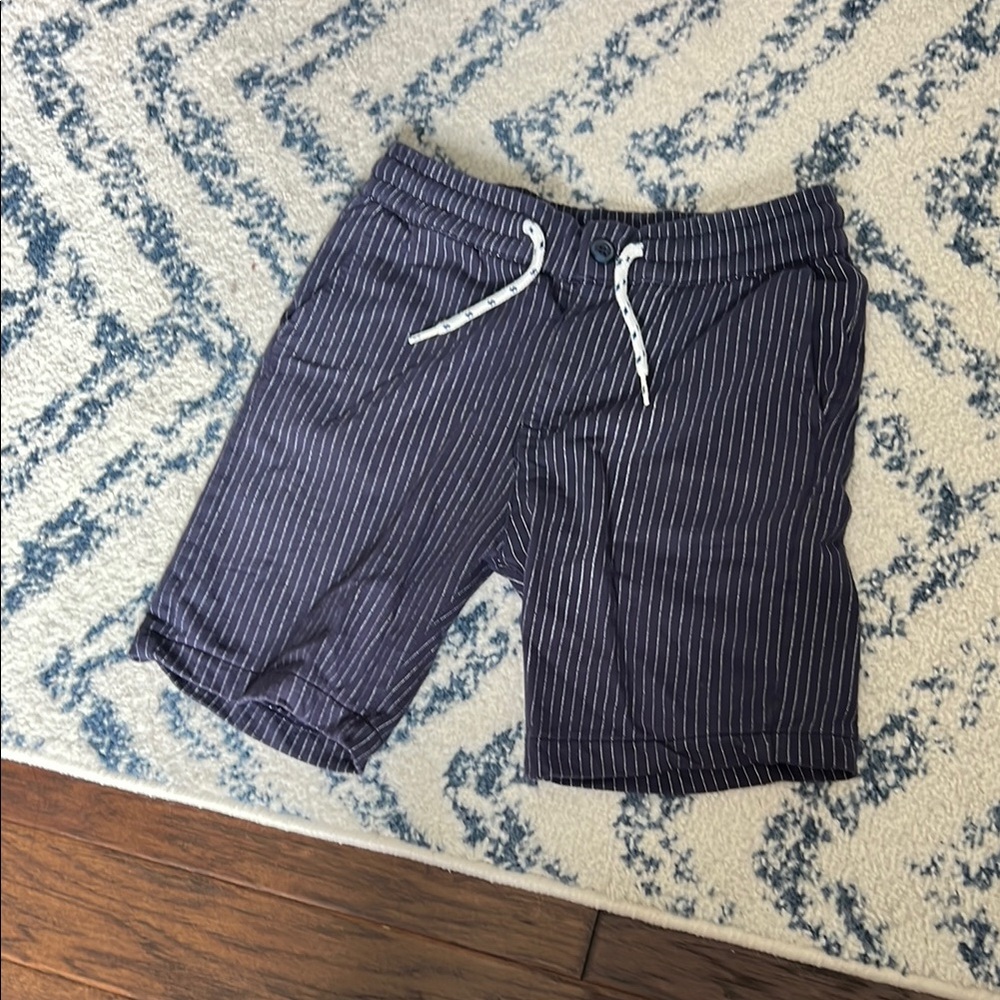 Mayoral Navy Striped Kids Shorts